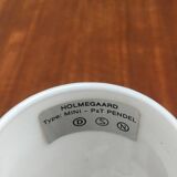 Vintage Mini Suspension Lamp P&T Danish by Michael Bang for Holmegaard, 1970s