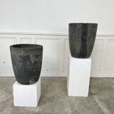 Two foundry crucibles 1950