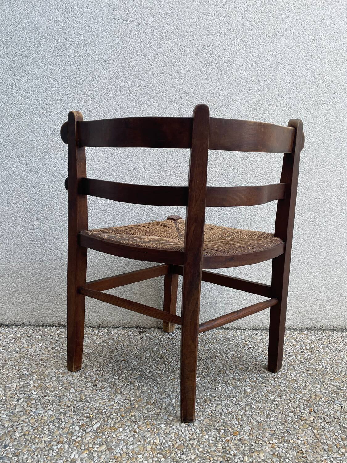 Vintage corner armchair