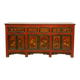 Asia 19th century: Very large lacquered wooden enfilade.