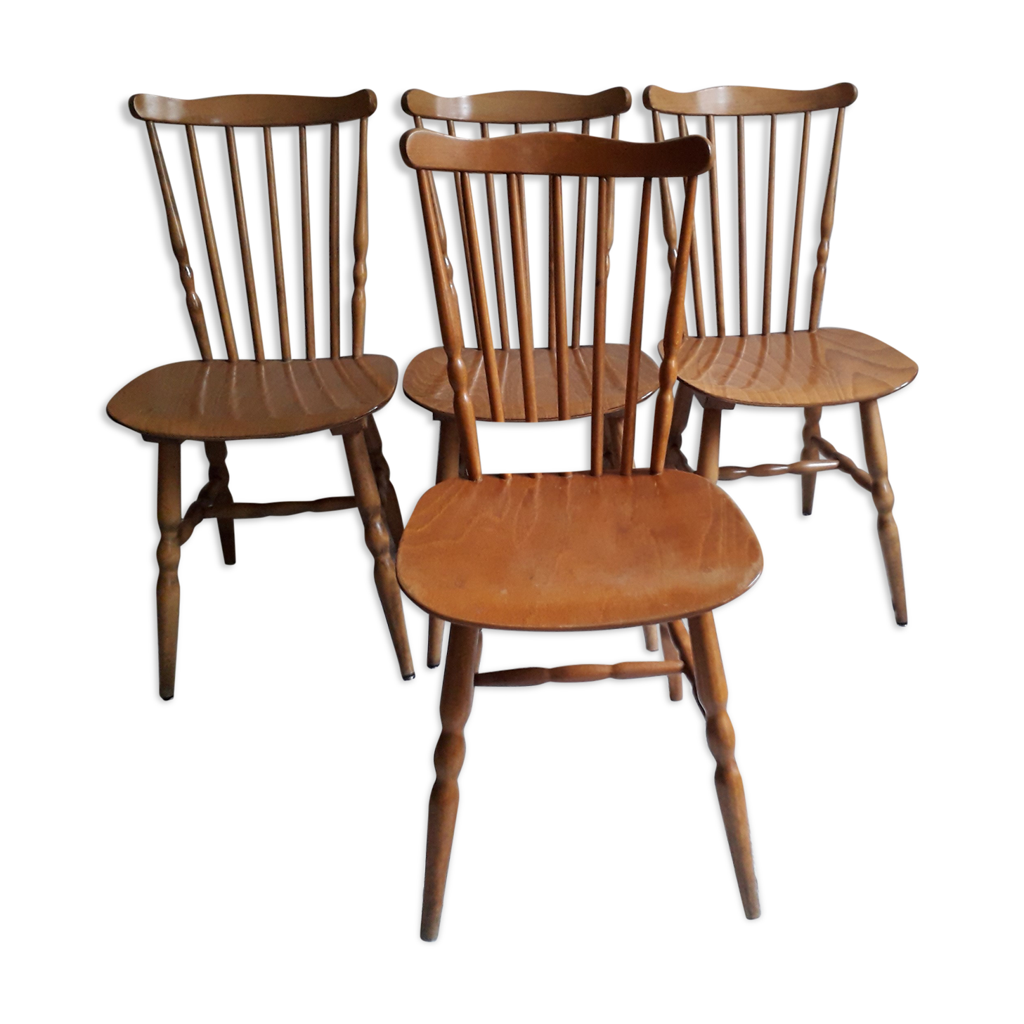 Lot de 4 chaises bistrot Baumann modèle Tacoma