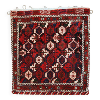 Sac vintage fait main Afshar persan 51cm x 57cm (1980s)