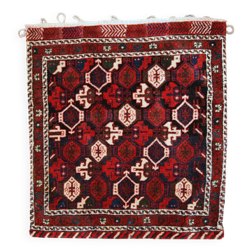 Sac vintage fait main Afshar persan 51cm x 57cm (années 1980)