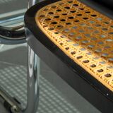 Pair of black Cesca chairs B32 Marcel Breuer