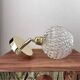 Pair of vintage glass wall sconces