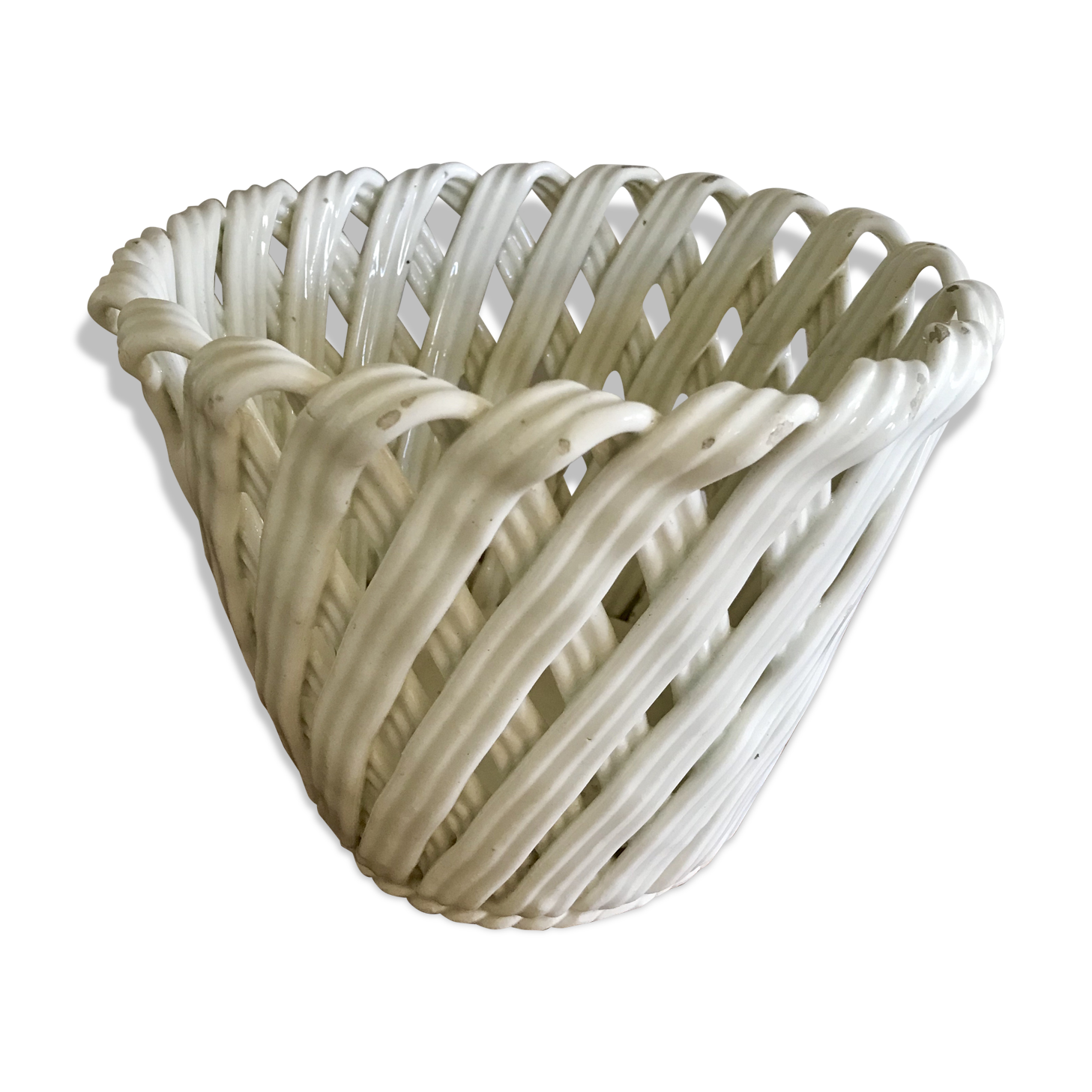 Braided ceramic pot cover
