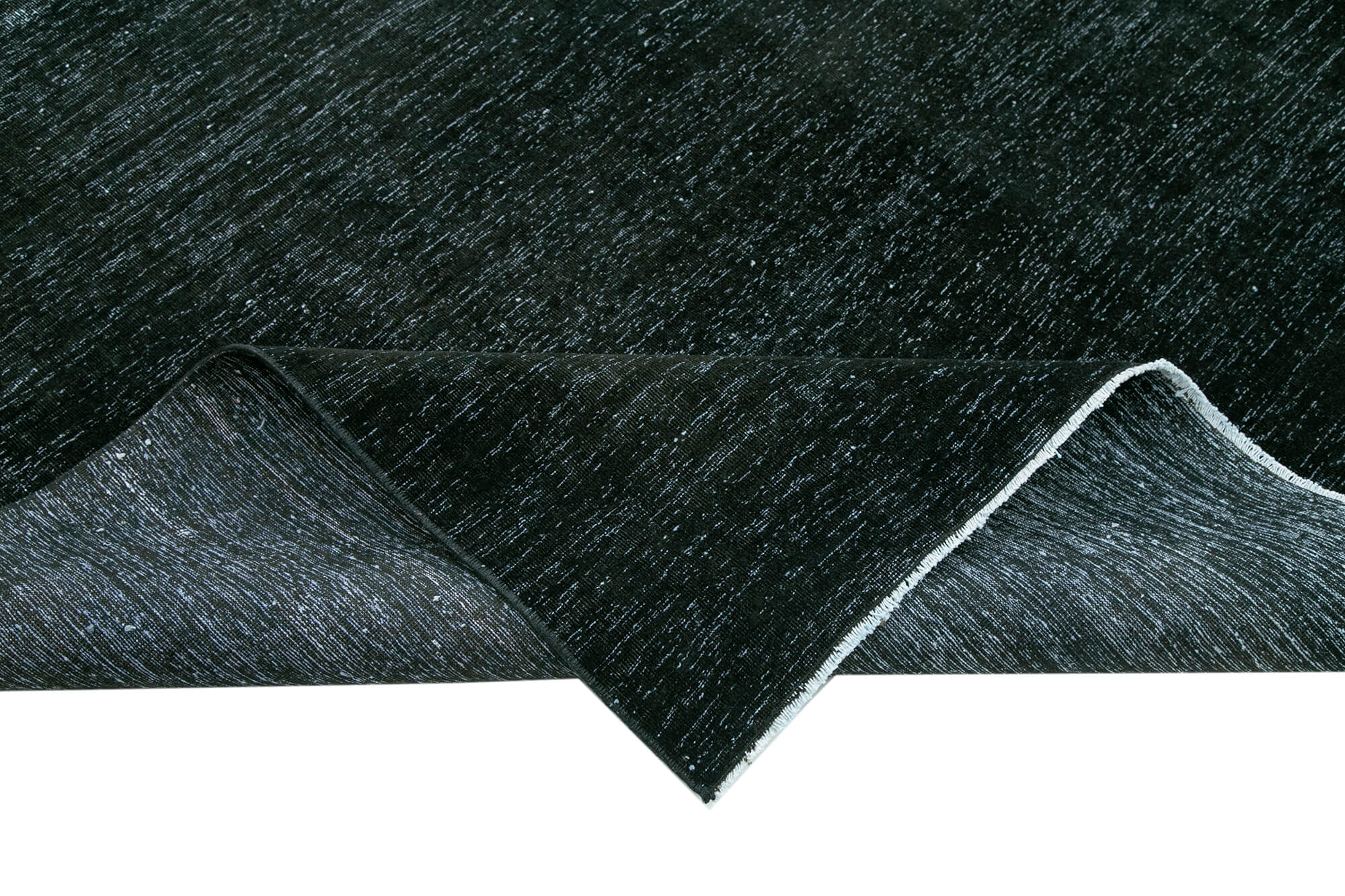 Handmade Oriental Overdyed 293 cm x 407 cm Black Wool Carpet