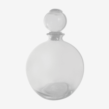 Round carafe glass ball with its cabochon
