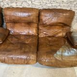 Pair of Marsala sofas, Michel Ducaroy for Ligne Roset 1970s
