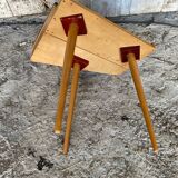Piano a child's old wood + formica compass legs 1960s vintage