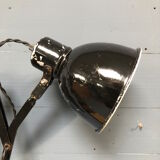 XL black scissor lamp from PeHaWe Leuchten Dresden, German 1940s