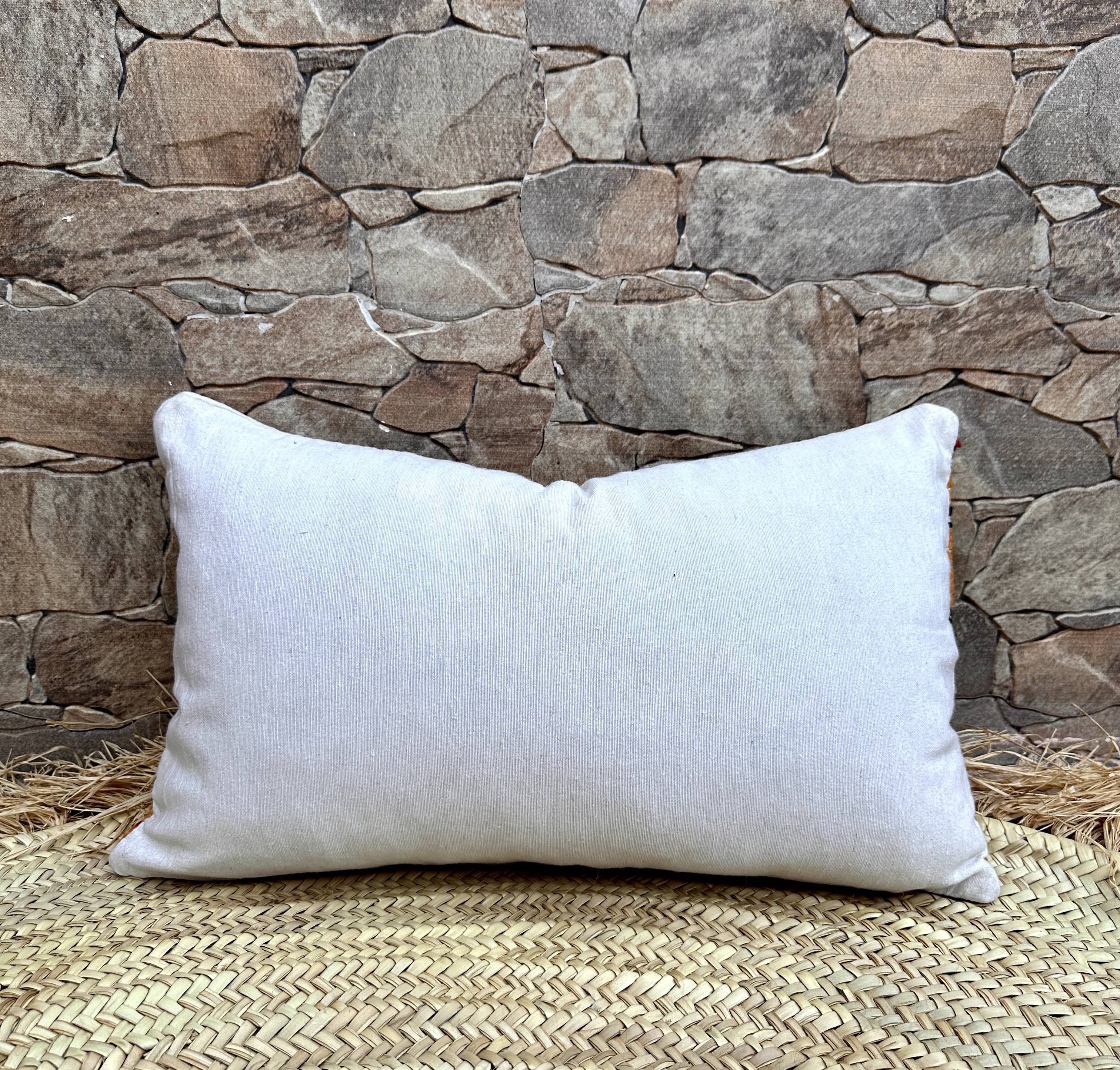 Vintage Berber Pillow Moroccan Cushion Cover Wool