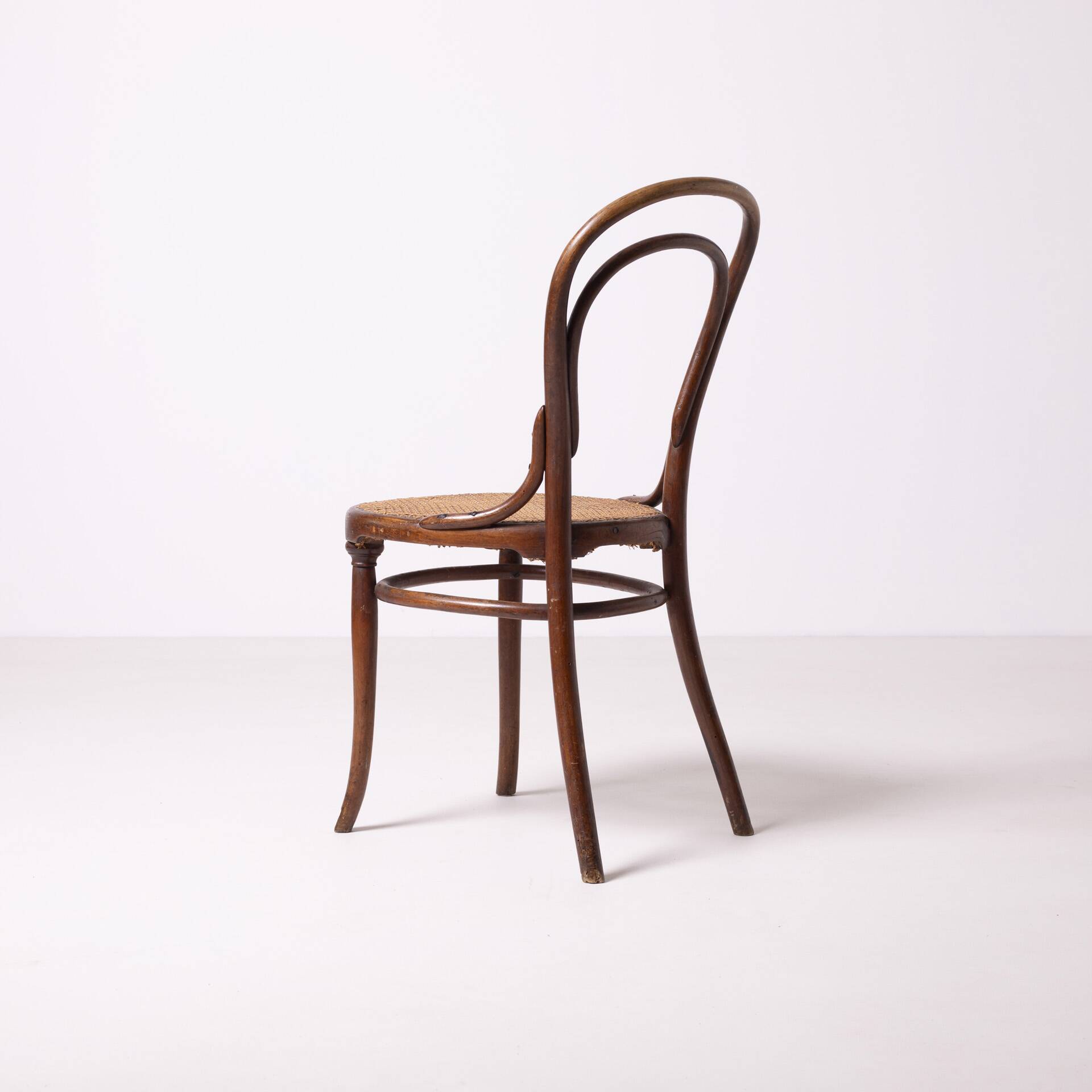 Antique Thonet 14 variation bentwood cane chair, Austria, circa 1900