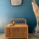 Vintage rattan box