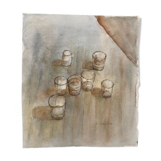 Vintage watercolor
