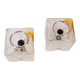 Pair of vintage 70s wall lamps design toni zuccheri for veart