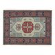 1970s Vintage Turkish Handmade Wool & Cotton Pink Area Rug 175x265