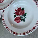 Set of five hollow plates