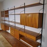 Système d'étagères Ulme (Rüster) Stil Design Skandi, années 1960