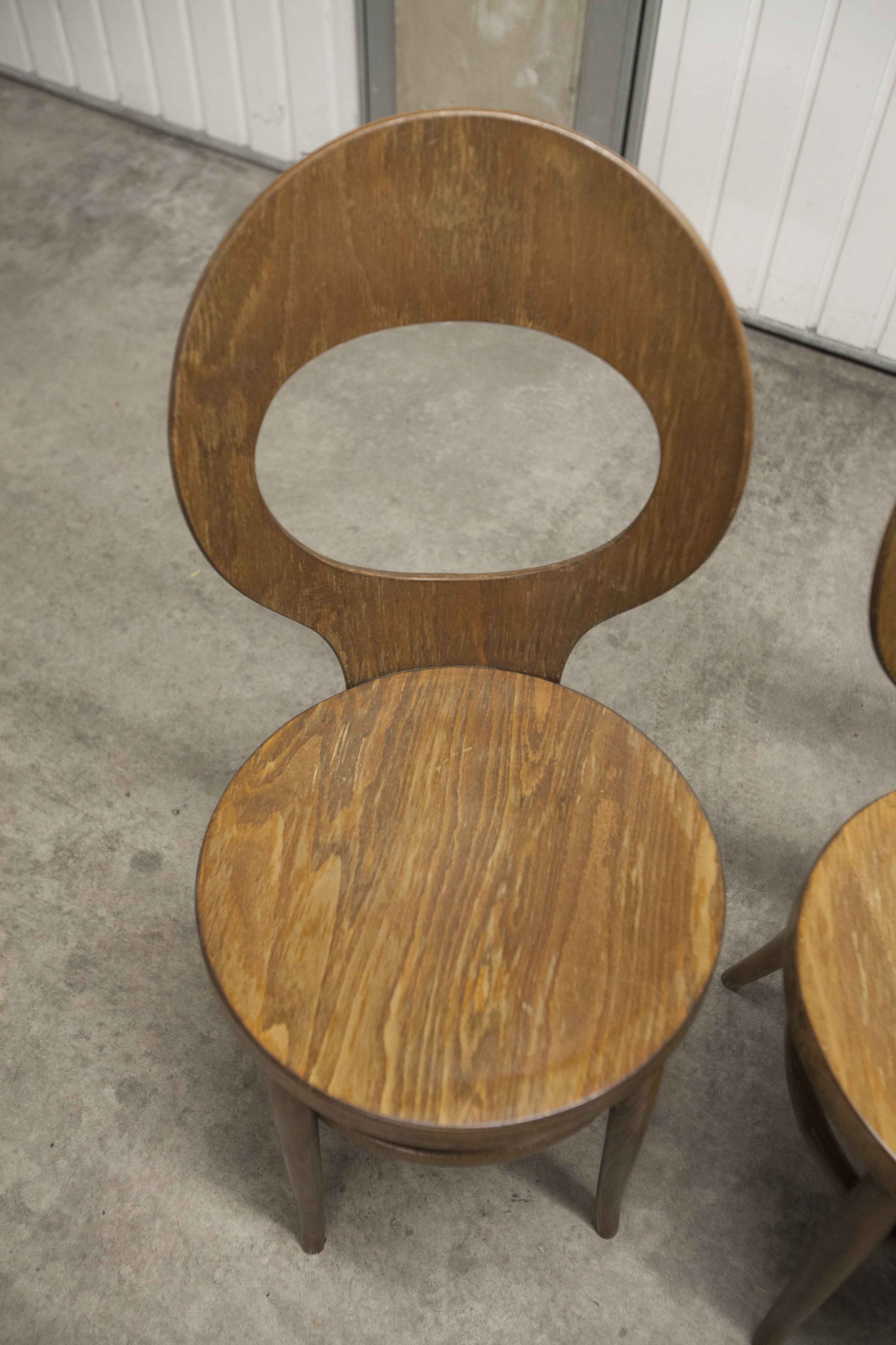 Set of 4 baumann chairs model Seagull 1970