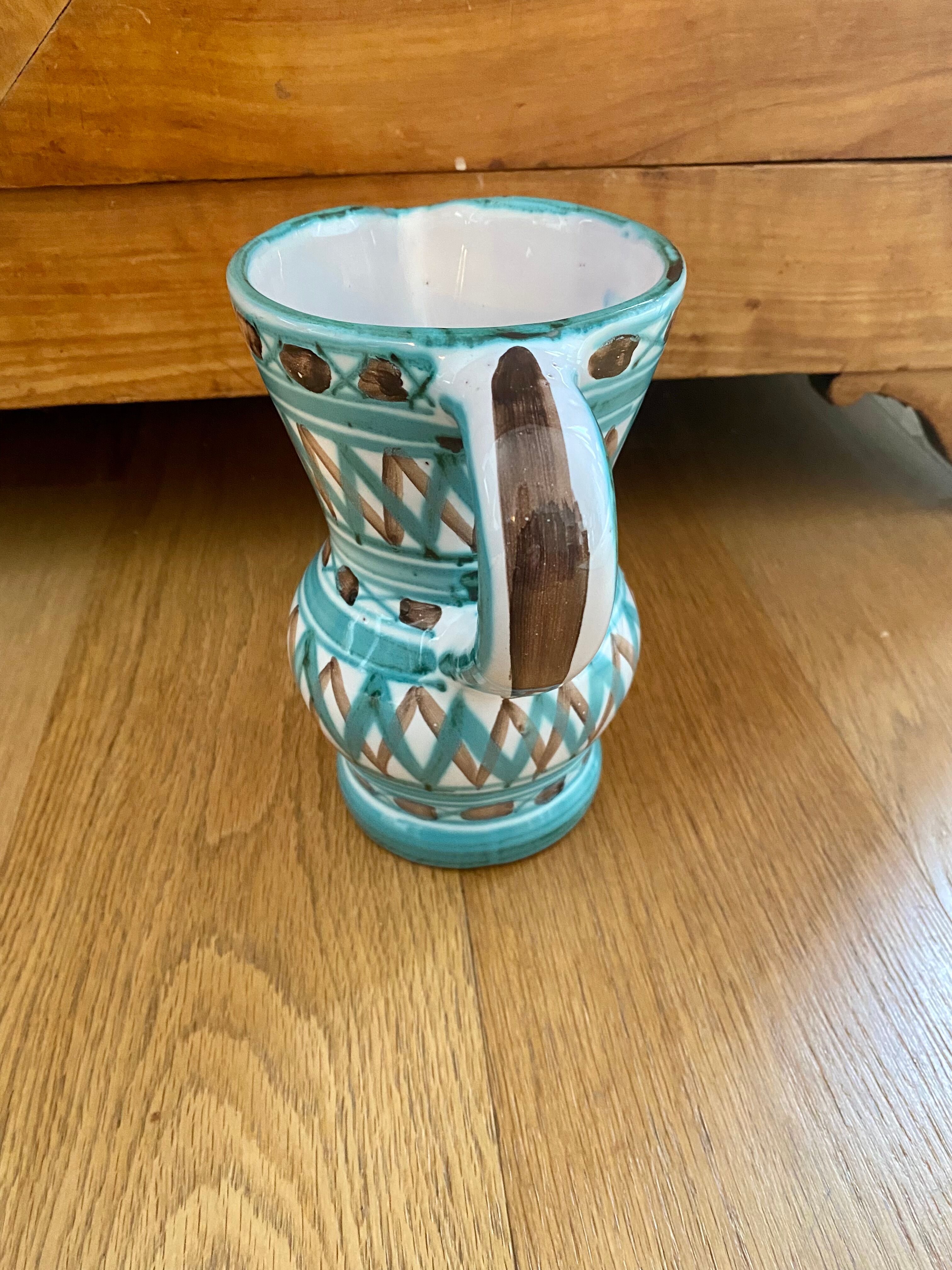 Ceramic pitcher Robert Picault Vallauris