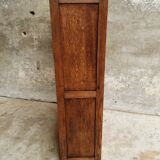 Antique roller shutter cabinet Paris oak wall cupboard