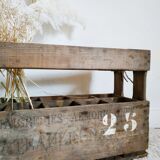 Old wooden bin or bottle holder