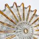 Herda glass wall lamp or ceiling lamp, 1970s