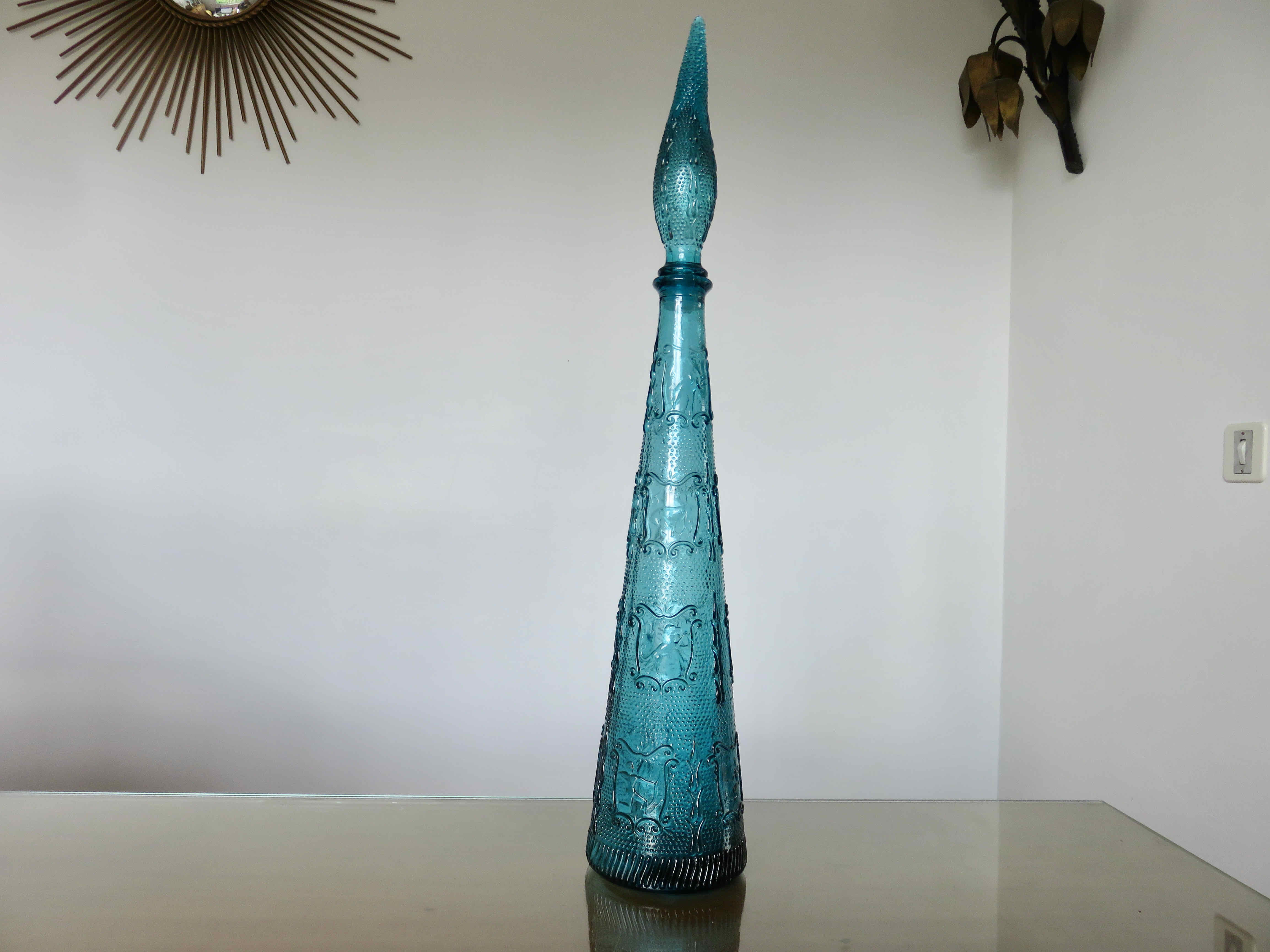 Empoli Italy bottle in glass 60s 70s