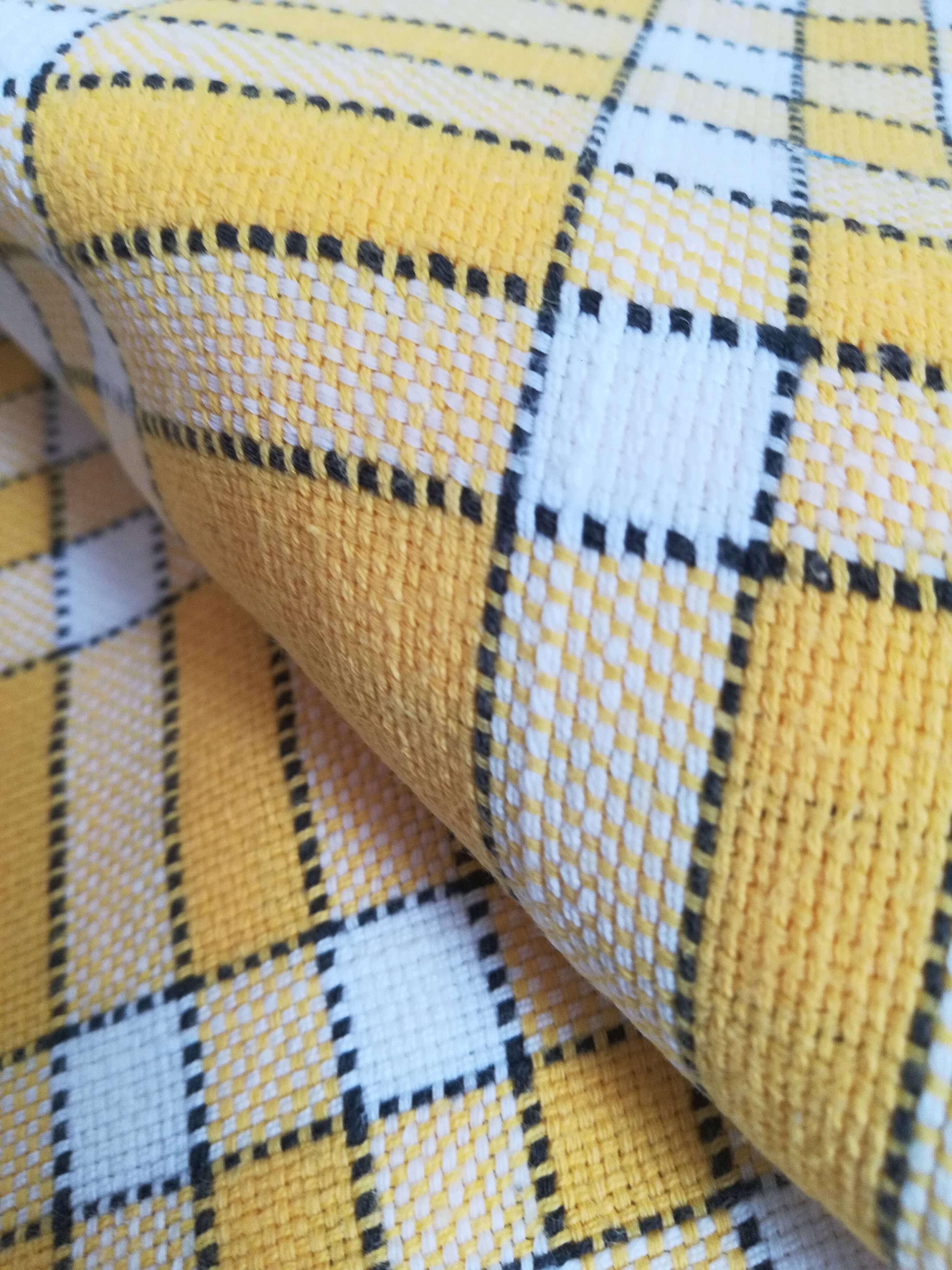 Vintage gingham tablecloth