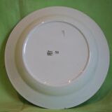 Plat de service rond creux K&G Luneville