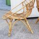 Paire de fauteuils en rotin vintage