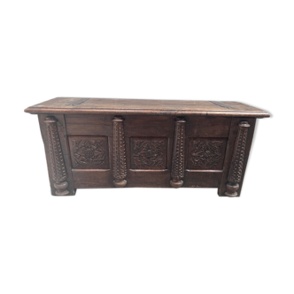 19th wooden Breton box