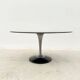 Tulip oval table by Chromcraft in plexiglass and aluminium, USA 1970.
