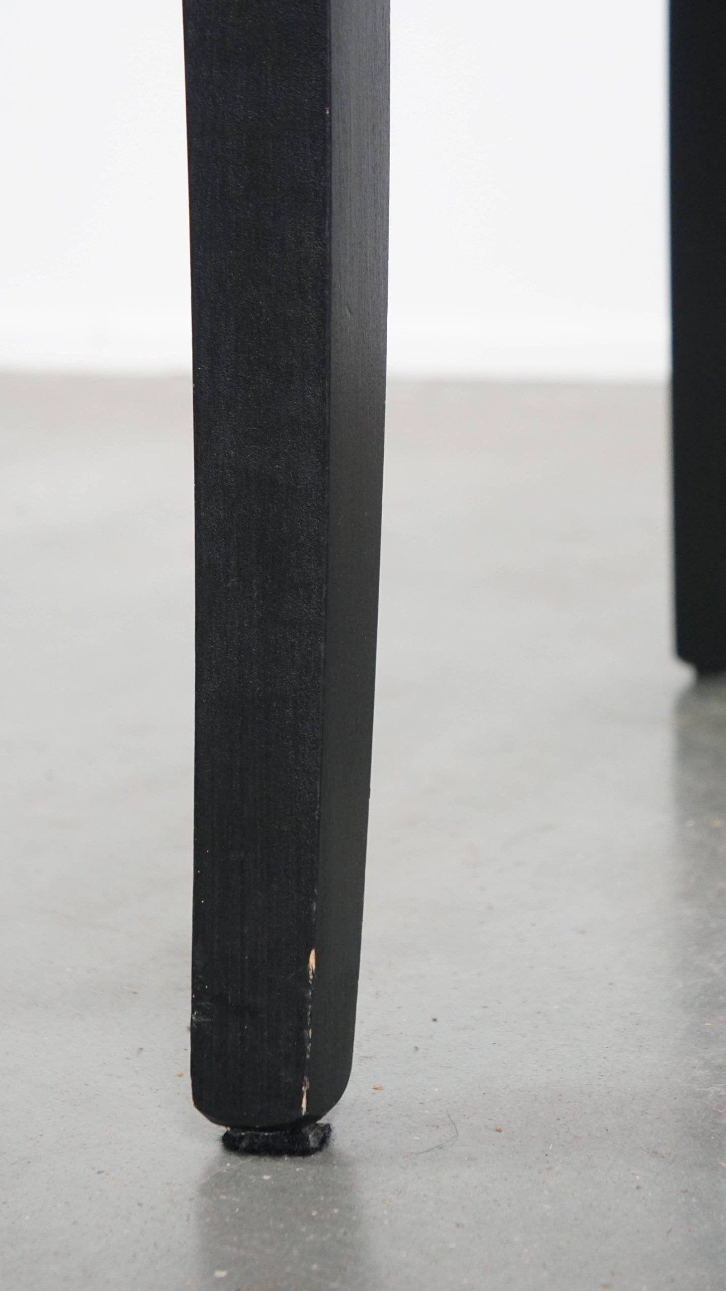 Luxury set of 4 comfortable dining chairs made of sheepskin leather