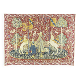 Tapestry "The Lady and the Unicorn" Medieval Style, 20th Century