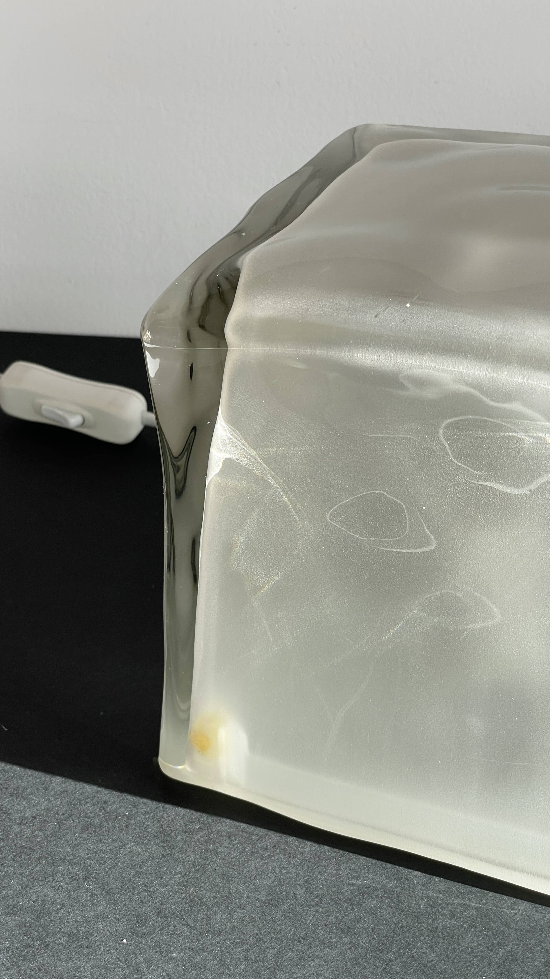 Vintage ikea glass mood lamp