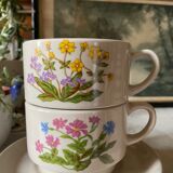 Vintage stoneware cups