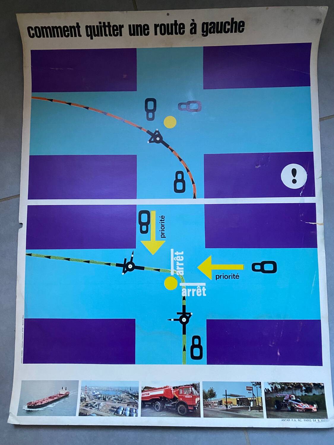 Lot de 16 affiches pédagogiques sur la sécurité routière