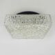 Wall lamp or ceiling light in glass and metal from the 50s and 60s.