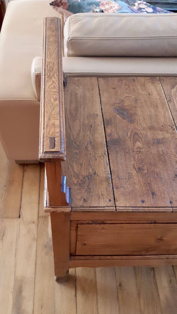 Banc-coffre ou marche banc début XIXème