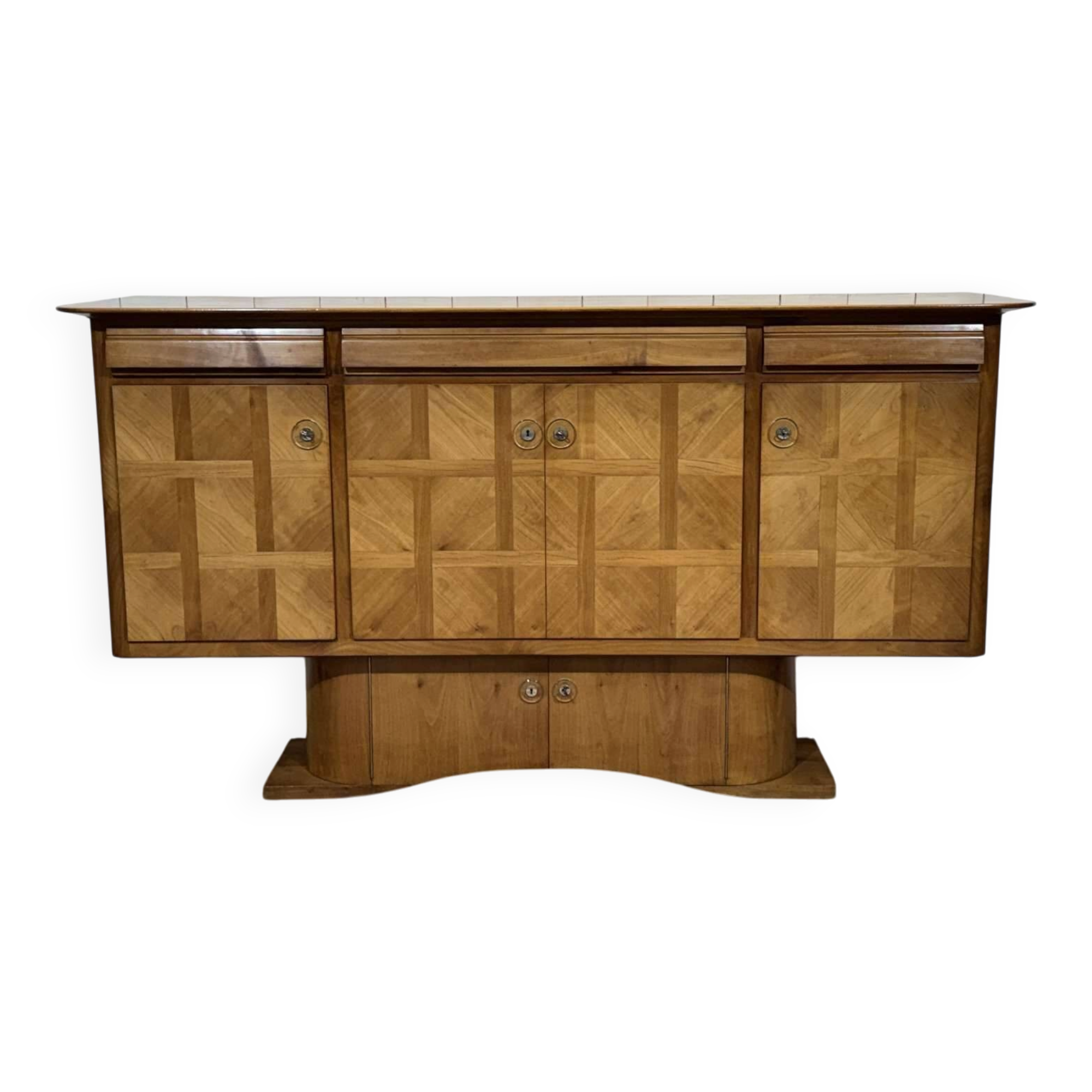 Art Deco enfilade signed Jorj Rual (1901-1986) dated 1935