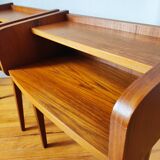 Pair of vintage Scandinavian bedside tables from the 1960s