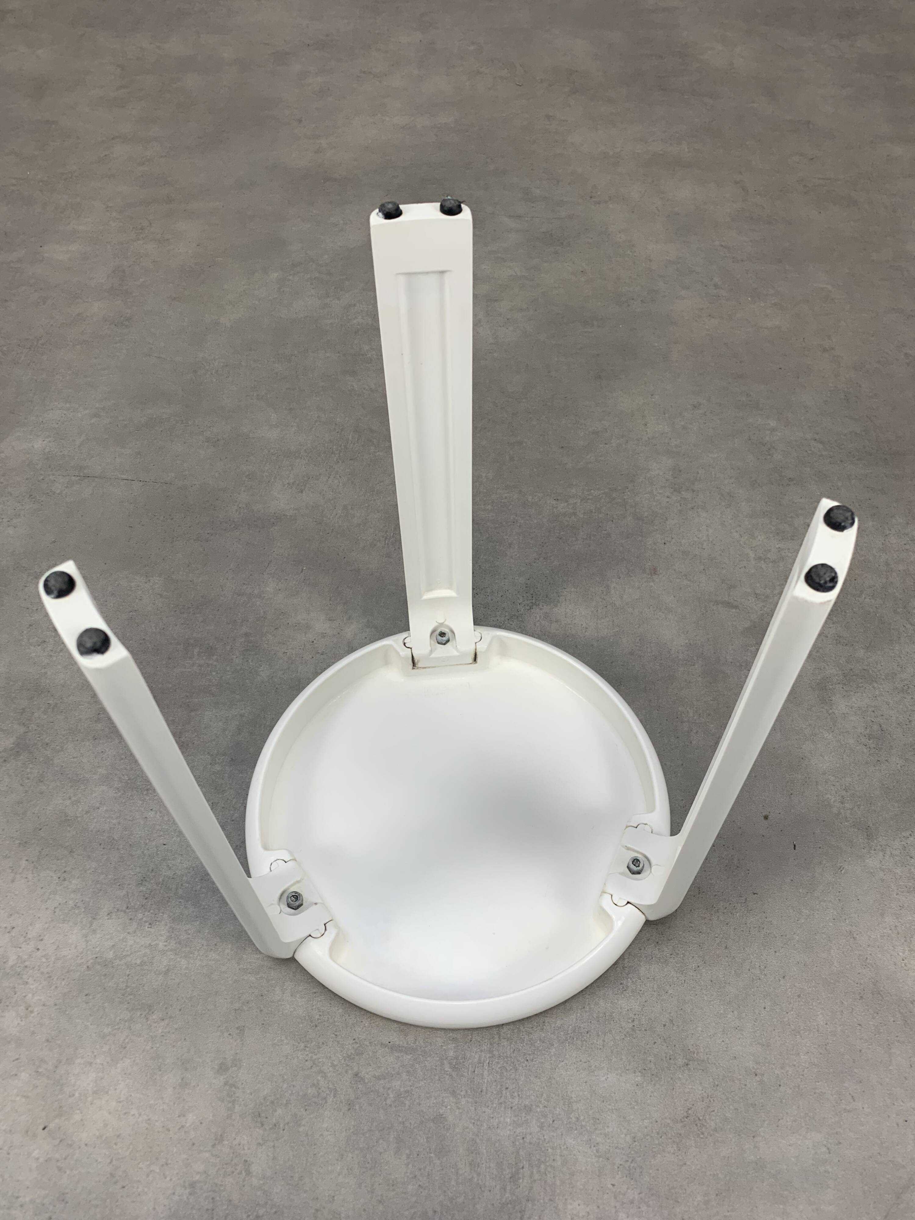 Tabouret tripode Metalplastica Lucchese, Italie, 1970