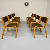 Set of 8 Thygesen and Sorensen / Magnus Olesen designer chairs from the 70s