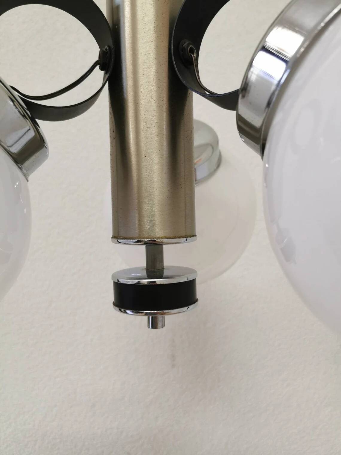 Vintage Mazzega Murano Glass Chandelier: Mid-Century Italian Pendant Light