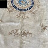 Tapis ancien chinois art déco 244x308 cm