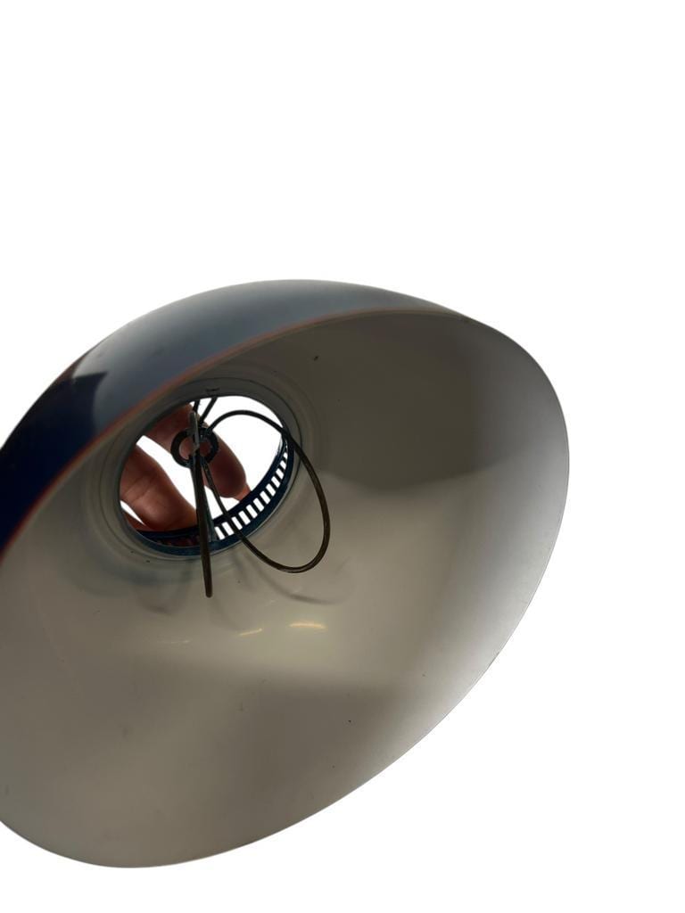 Mini vintage blue desk lamp