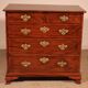 Commode en acajou d'époque George III, XVIIIème siècle