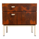 Small vintage rosewood piece of furniture – 60s/70s – metal base.